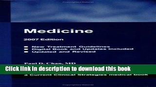 [Popular Books] Medicine, 2007 Edition Free Online