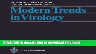 [Popular Books] Modern Trends in Virology Free Online