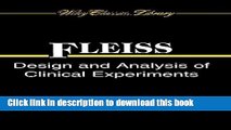 Collection Book Design and Analysis of Clinical Experiments