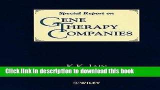 New Book Special Report on Gene Therapy Companies