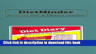 Collection Book DietMinder: Personal Diet   Fitness Journal (A Food and Exercise Diary)