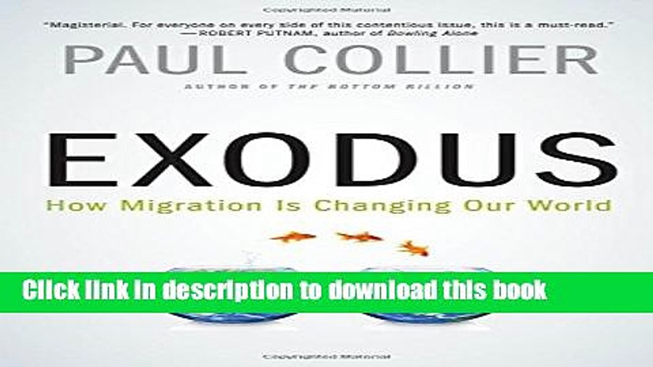 [PDF] Exodus: How Migration is Changing Our World Full Colection