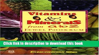 Collection Book Vitamins   Minerals from A to Z With Ethno-Consciousness