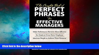 Must Have  The Complete Book of Perfect Phrases Book for Effective Managers (Perfect Phrases