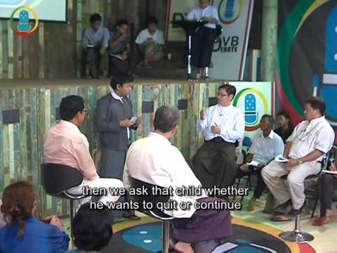 DVB Debate clip: What can be done for the children who die in battle? (English)