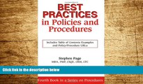 READ FREE FULL  Best Practices in Policies and Procedures  READ Ebook Full Ebook Free