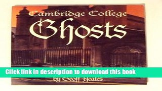 Collection Book Cambridge College Ghosts