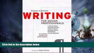 Big Deals  Writing for Design Professionals: A Guide to Writing Successful Proposals, Letters,
