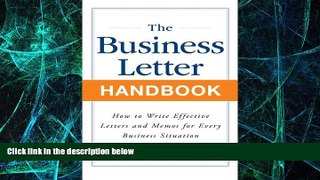 Big Deals  Business Letter Handbook  Best Seller Books Best Seller