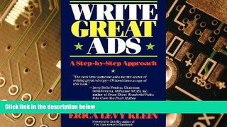 Must Have PDF  Write Great Ads: A Step-by-Step Approach  Free Full Read Most Wanted
