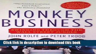[PDF] Monkey Business: Swinging Through the Wall Street Jungle Full Colection