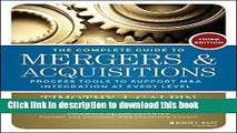 [PDF] The Complete Guide to Mergers and Acquisitions: Process Tools to Support M A Integration at