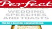 New Book Perfect Wedding Speeches and Toasts (Perfect (Random House))