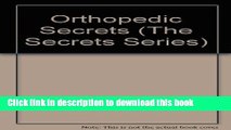 Collection Book Orthopedic Secrets (The Secrets Series)