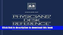 New Book Physicians Desk Reference for Nonprescription Drugs and Dietary Supple     Ments 2003