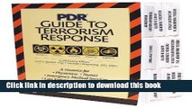 New Book PDR Guide to Terrorism Response: A Resource for Physicians, Nurses, Emergency Medical
