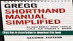 Collection Book The GREGG Shorthand Manual Simplified