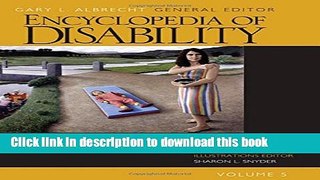 Collection Book Encyclopedia of Disability, 5 volume set