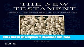 Collection Book The New Testament: A Historical Introduction to the Early Christian Writings