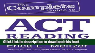 Collection Book The Complete Guide to ACT Reading