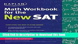 Collection Book Kaplan Math Workbook for the New SAT (Kaplan Test Prep)