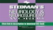 New Book Stedman s Neurology   Neurosurgery Words (Stedman s Word Books)