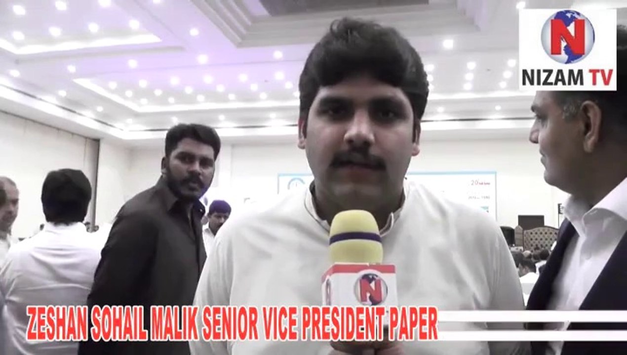 ZESHAN SOHAIL Senior Vice President Paper Market Lahore 20th Aniversary PIAF | Nizam-TV