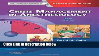 Ebook Crisis Management in Anesthesiology, 2e Free Online