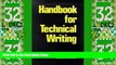 Big Deals  Handbook for Technical Writing  Best Seller Books Best Seller