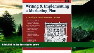 READ FREE FULL  Writing   Implementing a Marketing Plan: A Guide for Small Business Owners (Crisp