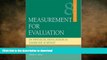 EBOOK ONLINE Measurement for Evaluation in Physical Education and Exercise Science FREE BOOK ONLINE