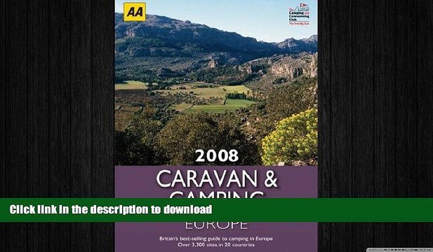 READ Caravan Camping Europe 2008 (AA Lifestyle Guides) PDF ONLINE