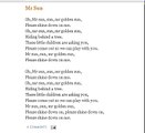Mr Sun| Nursery Rhymes Songs With Lyrics and Action | Poems For Kids Lyrics
