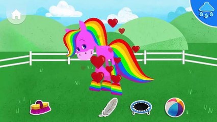 My Pet Rainbow Horse | Play with and care for Rainbow Horse for Toddler by Babyfirst