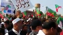 People chanting go Nawaz go in Kohat PMLN jalsa