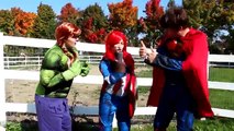 Frozen Elsa & PRINCESS SUPERHEROES! w_ Spiderman Hulk Joker Pink Spidergirl Maleficent Toy Challenge - YouTube