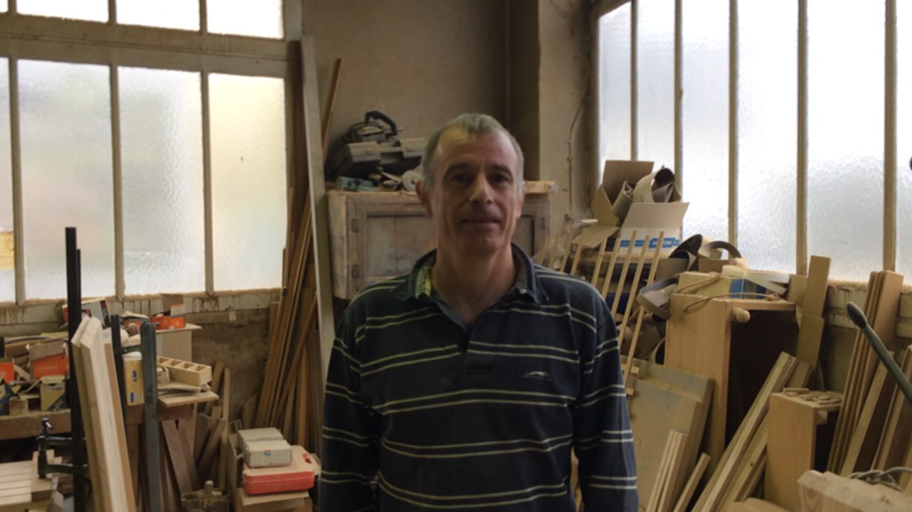 Jean-Yves Lancelot, menuisier, dirigeant de la SARL Lancelot