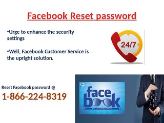 Call 1-866-224-8319 to Reset Facebook password for USA