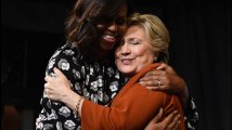 Michelle Obama et Hillary Clinton ensemble sur scène pour la première fois