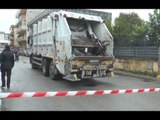Casoria (NA) - Schiacciato dal camion dei rifiuti, muore operaio di 53 anni (27.10.16)