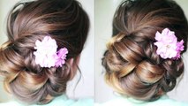 Pretty Updo for Medium Long Hair Updo Hairstyles