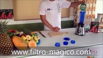 Como hacer una agua de limon con cascara y semilla en 3 minutos con filtro magico