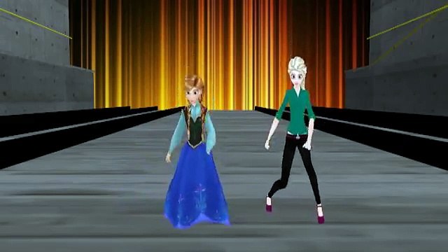 Elsa y Anna de Frozen cancion ChaChaSlide - Canciones de Frozen Divertidas