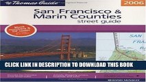 Read Now Thomas Guide 2006 San Francisco   Marin Counties, California: Street Guide (San Francisco