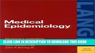 Read Now Medical Epidemiology (Lange Medical Books) Download Online
