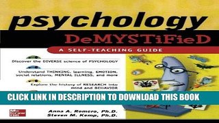 Read Now Psychology Demystified PDF Online