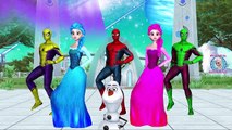 Colors Superheroes Frozen Elsa Mary Had A Little Lamb | Nursery Rhymes | Frozen Cartoons For Kids