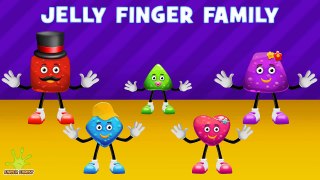 The Finger Family Jelly Family Nursery Rhyme | Jelly Finger Family Songs