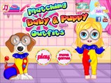 Great Matching BABY & Puppy Outfits Game Video FUN Babies and Pets Movie Plays