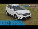 Hyundai Creta Petrol 0-100 km/hr | MotorBeam